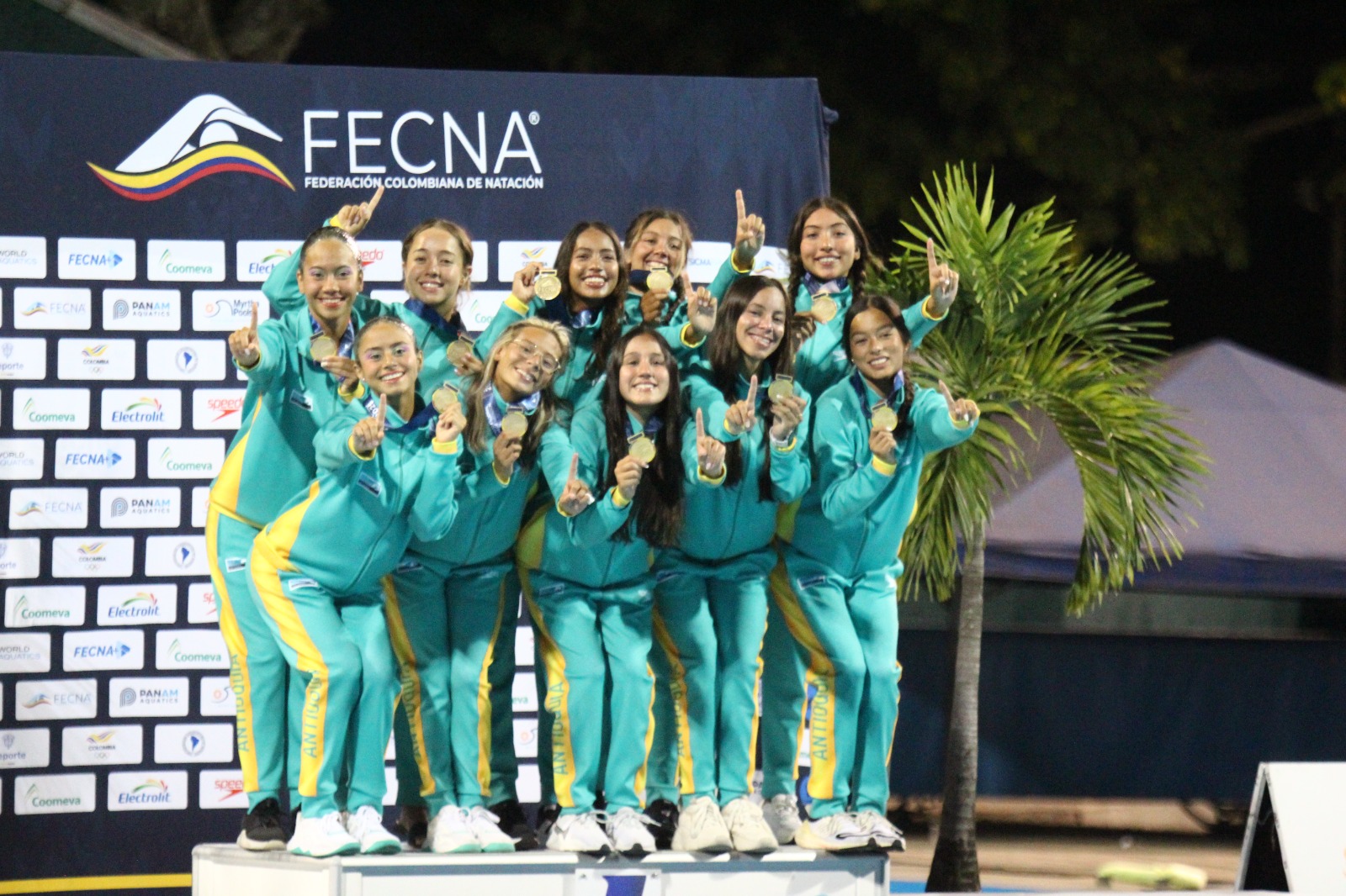 Estas son las nadadoras artísticas antioqueñas presentes en Nacional Interligas en Pereira