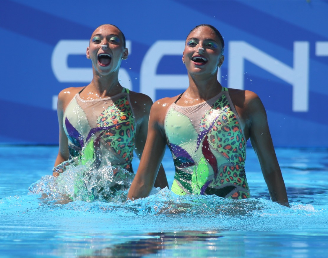 Medallistas paisas en la Natación artística de Santo Domingo 2026